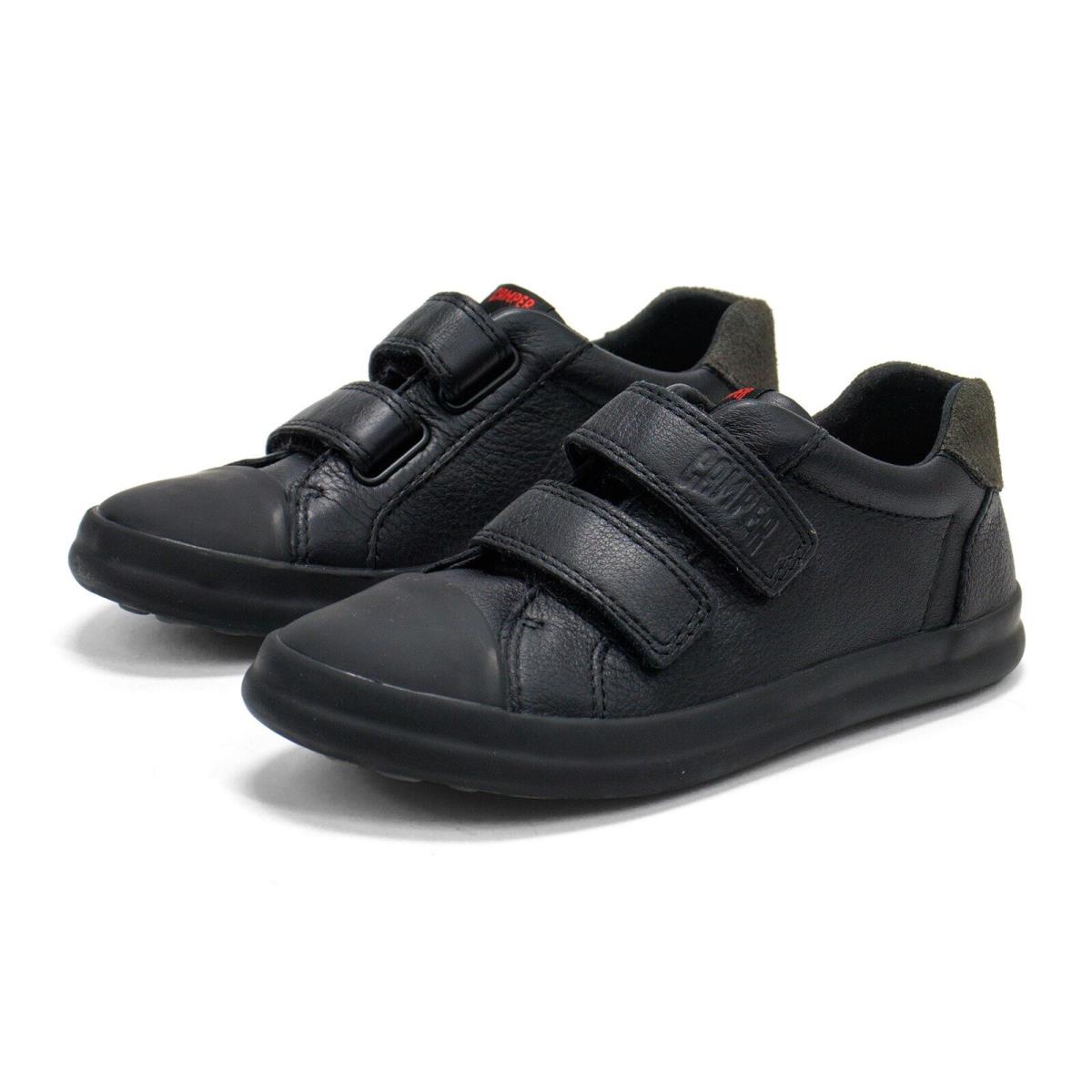 Camper Boy`s Girl`s Pursuit Kids Casual Leather Sneakers Black