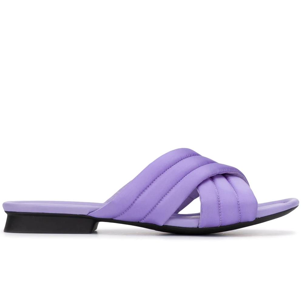 Womens Camper Casi Myra Casual Dress Purple Silky Strap Sandals