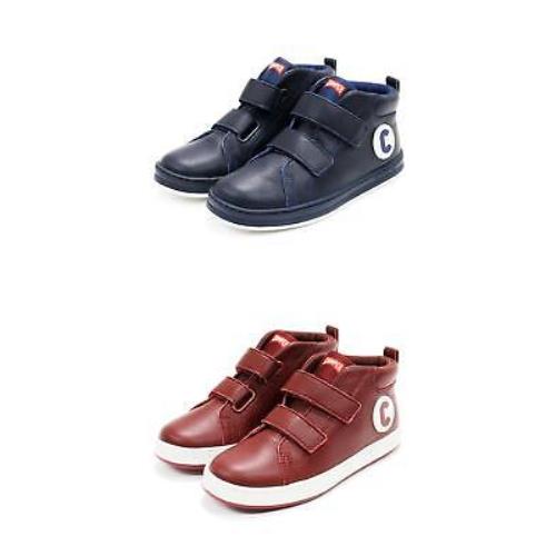 Camper Runner Four Kids Unisex Ankle-high Casual Leather Sneakers - Red