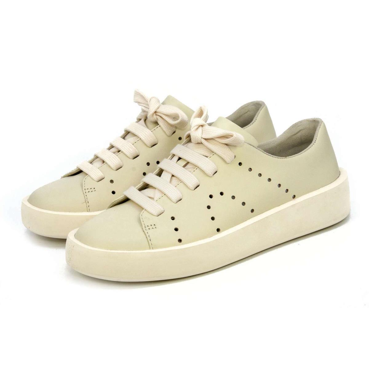 Camper Womens Casual Courb Fashion Lace-up Lightweight Sneakers Beige