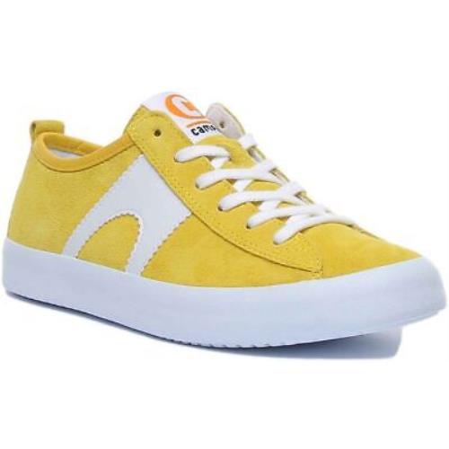 Camper Imar Copa Lace Up Casual Summer Sneaker In Yellow Size US 5 - 10