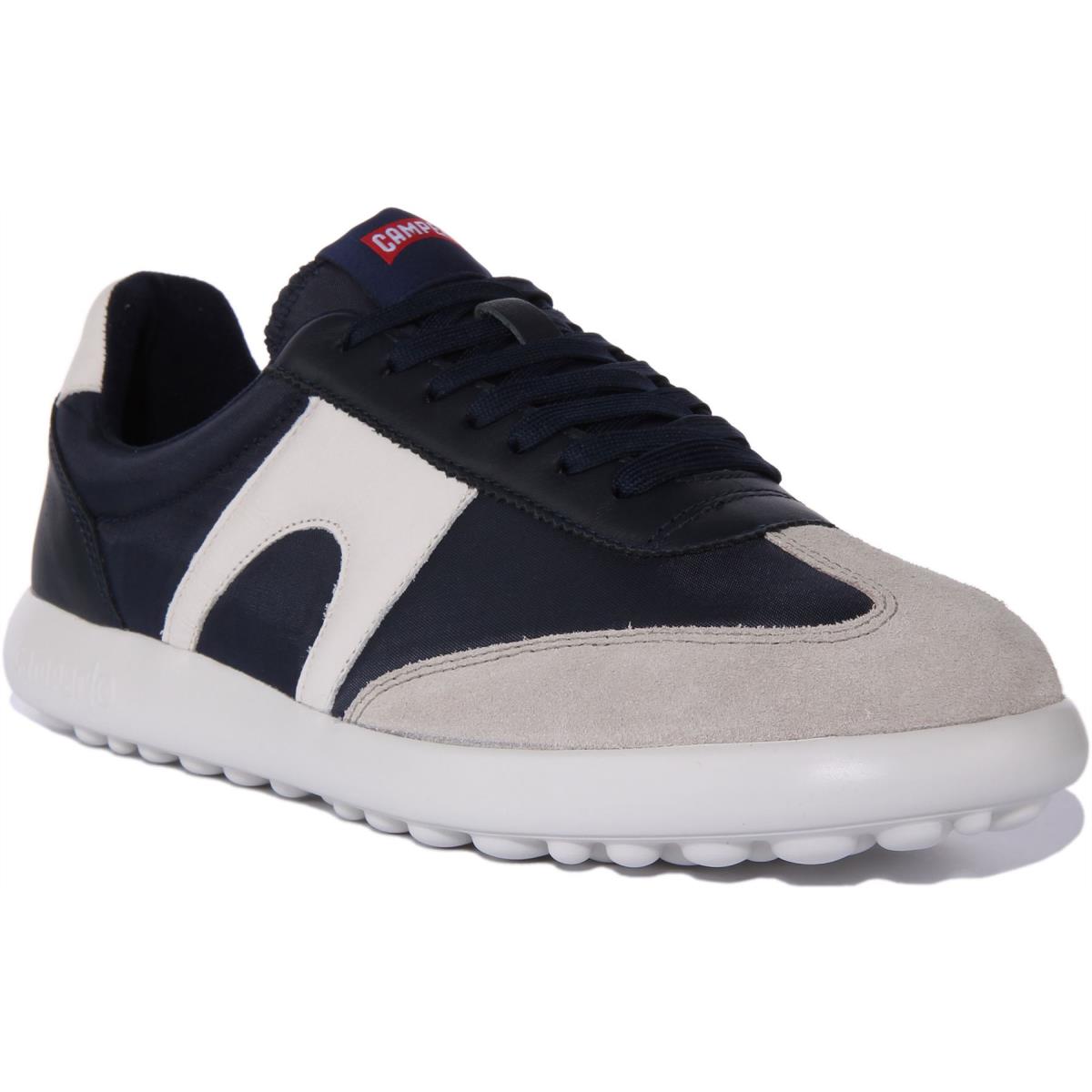 Camper Pelotas Xlf Mens Lace Up Leather Sneakers In Navy Grey Size US 7 - 13 NAVY GREY