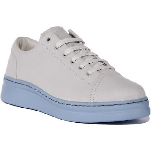 Camper Runner Up Womens Lace Up Leather Sneakers In White Blue Size US 5 - 11 - WHITE BLUE