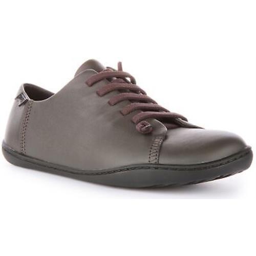 Camper Peu Cami Slip Wide Casual Signature Leather Shoe Grey Mens US 7 - 13 - GREY