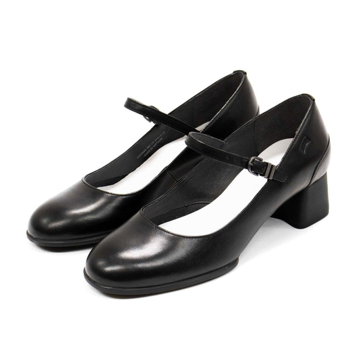 Camper Katie Mary Jane Pumps Women`s Leather Heels