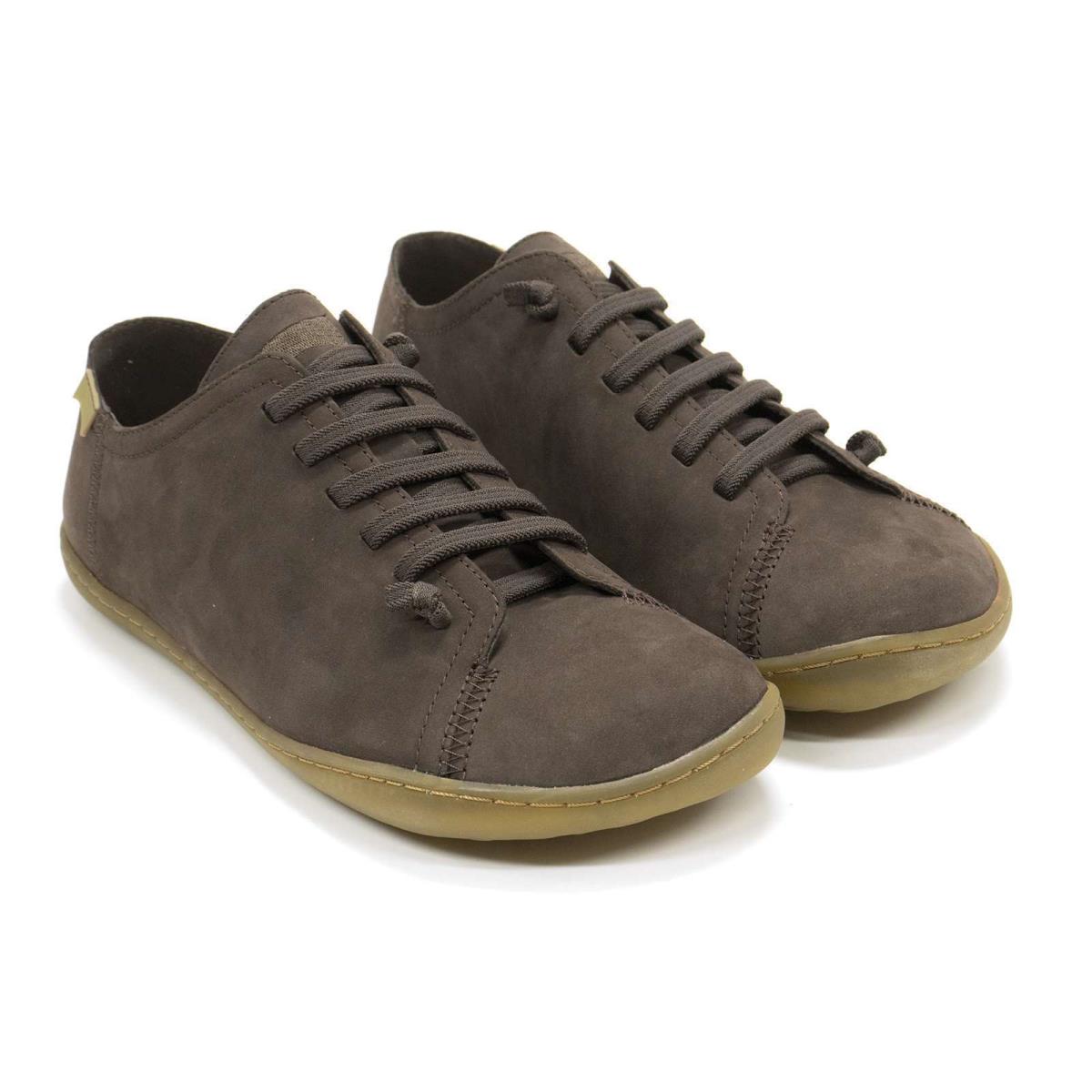 Camper Peu Cami Leather Low Top Men`s Casual Sneaker Brown