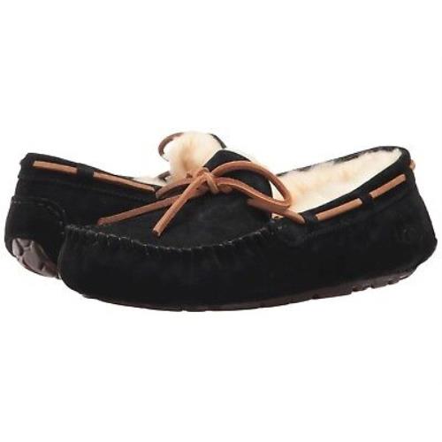 Women`s Shoes Ugg Dakota Moccasin Indoor/outdoor Slippers 5612 Black - Black