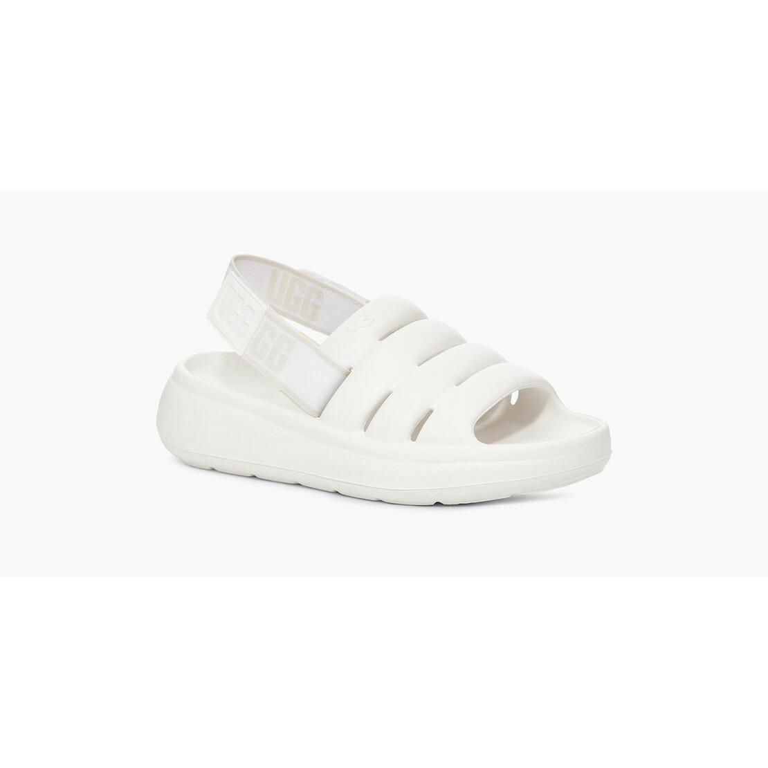 Ugg Women`s Sport Yeah Slide in White