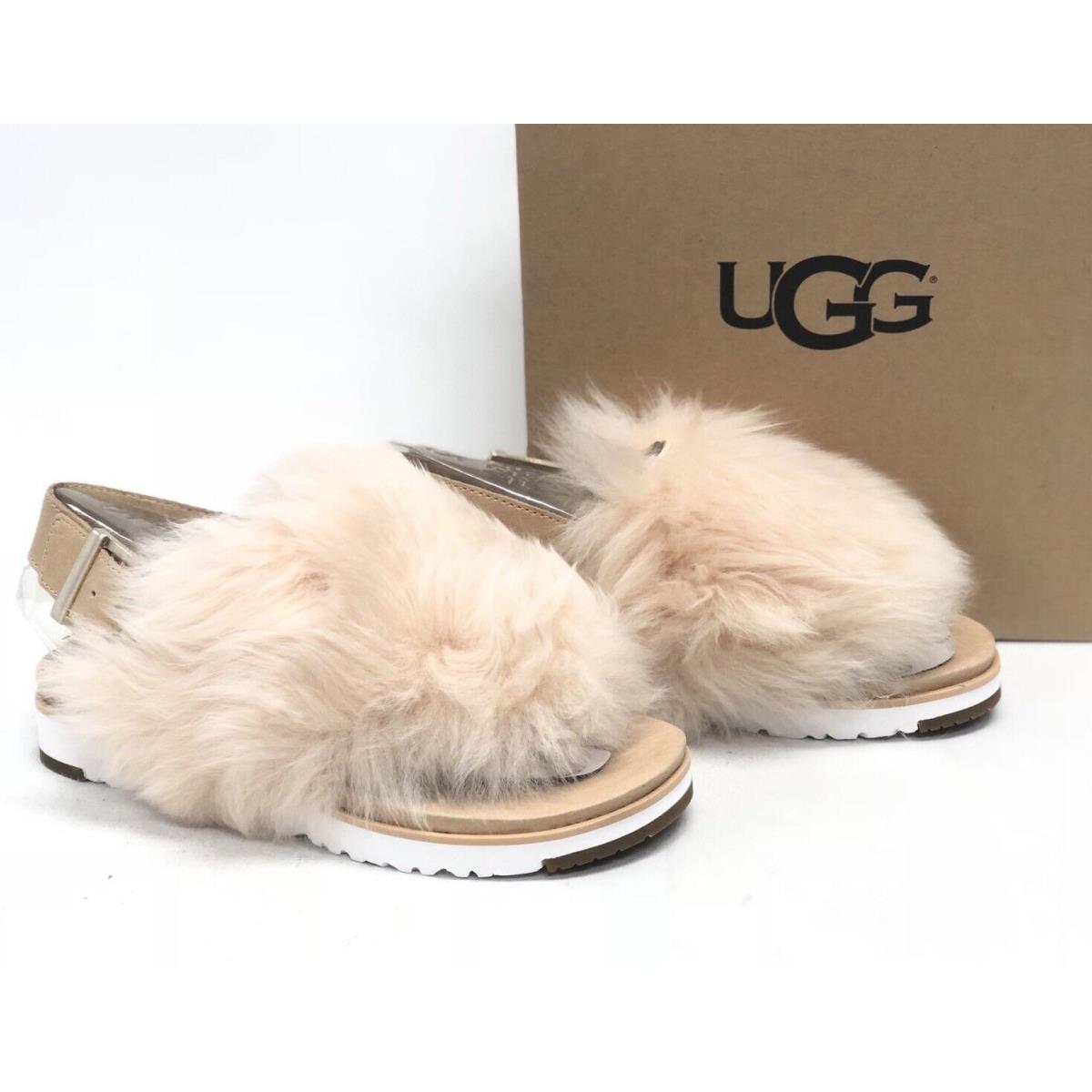 Ugg Australia Women`s Holly Soft Ochre 1019870 Casual Fashion Fur Sandal Shoe