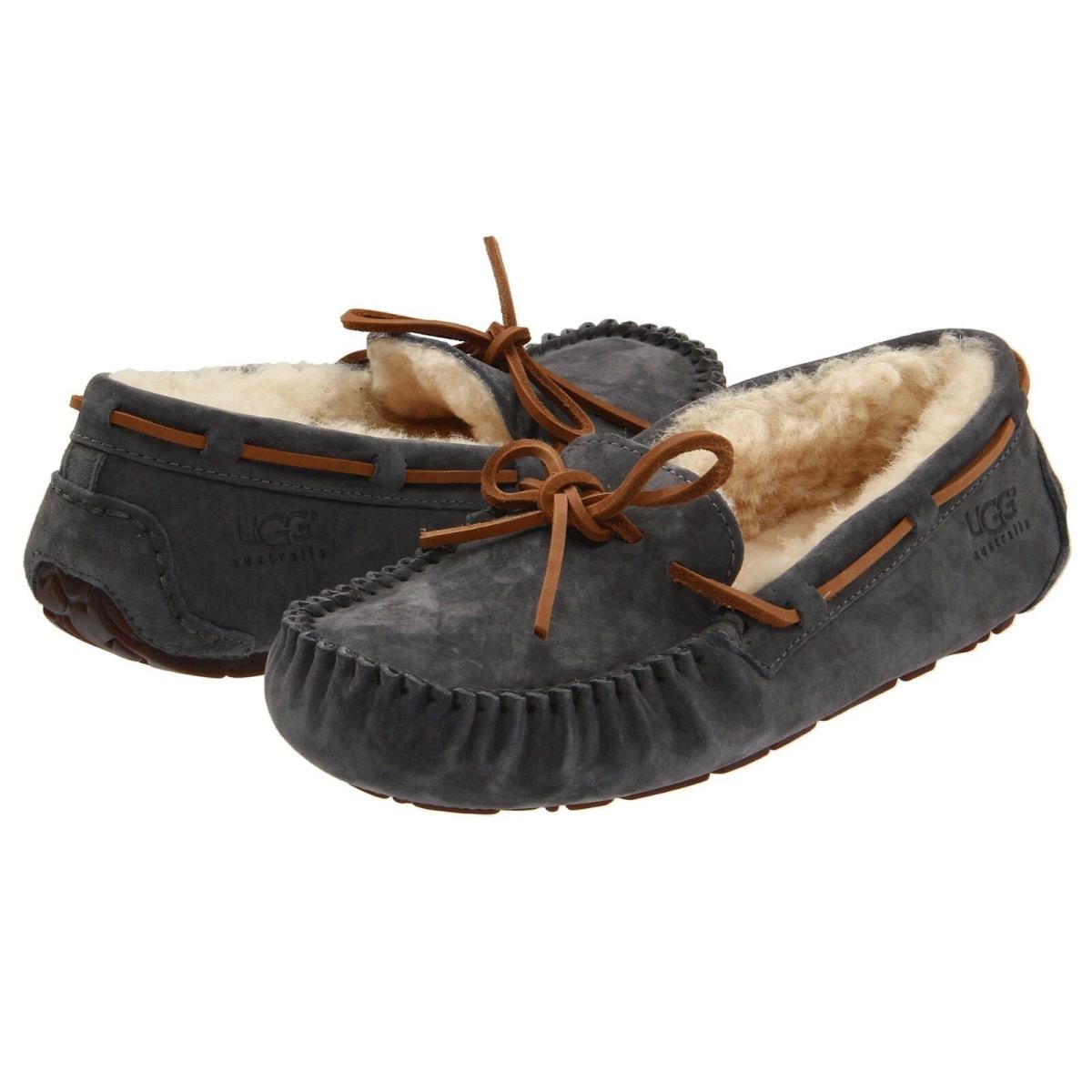 Women`s Shoes Ugg Dakota Moccasin Indoor/outdoor Slippers 5612 Pewter