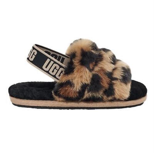 Ugg Fluff Yeah Slide Spotty Toddlers Style : 1134955t - Natural