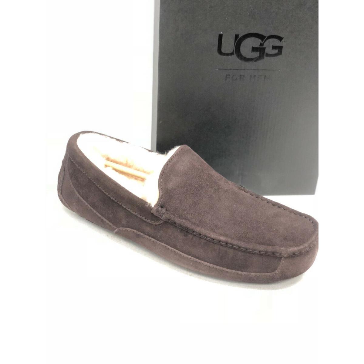 Ugg Men`s Ascot Slippers 1101110 Shoes Sheepskin Suede Multiple Colors