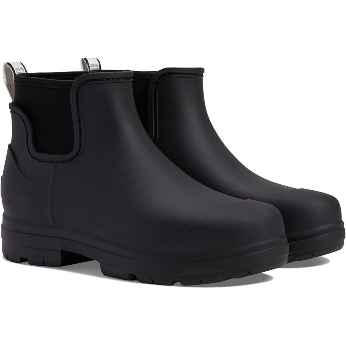 Women`s Shoes Ugg Droplet Waterproof Slip On Chelsea Rain Boots 1130831 Black