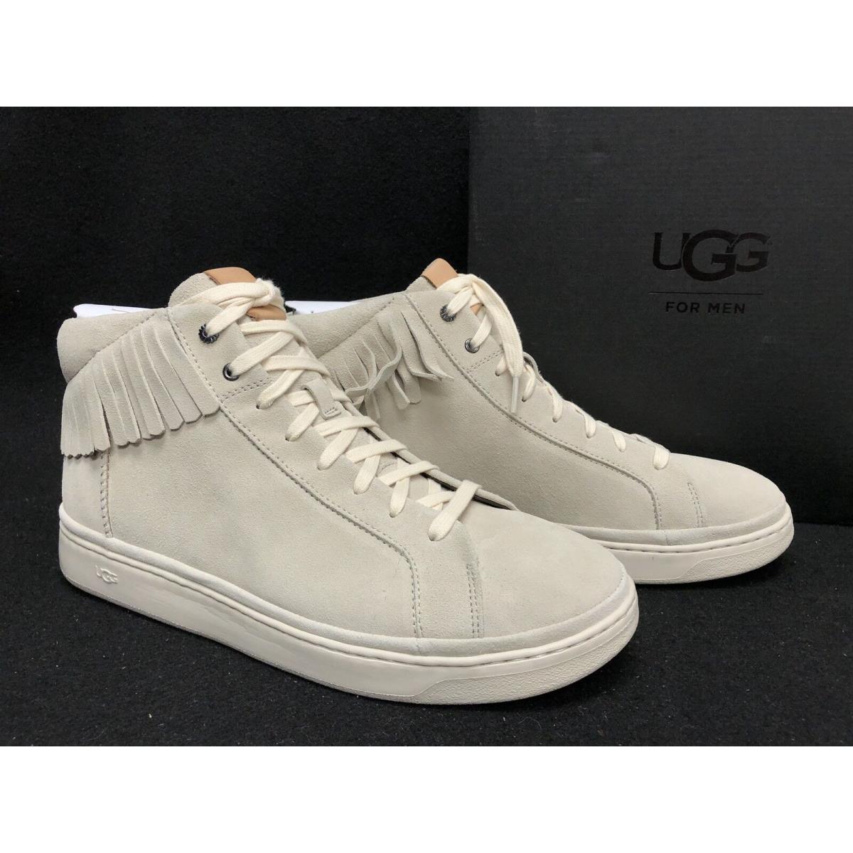 Ugg Australia Cali Sneaker High Fringe White Cap Shoes 1020137 High Top Suede SporTipTop