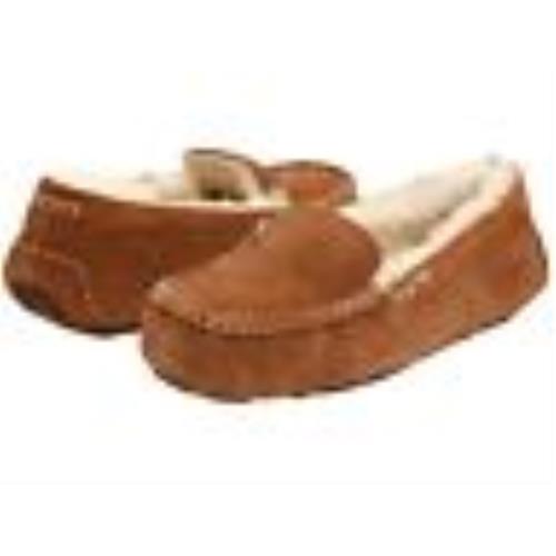 Women`s Shoes Ugg Ansley Moccasin Slippers 3312 Chestnut