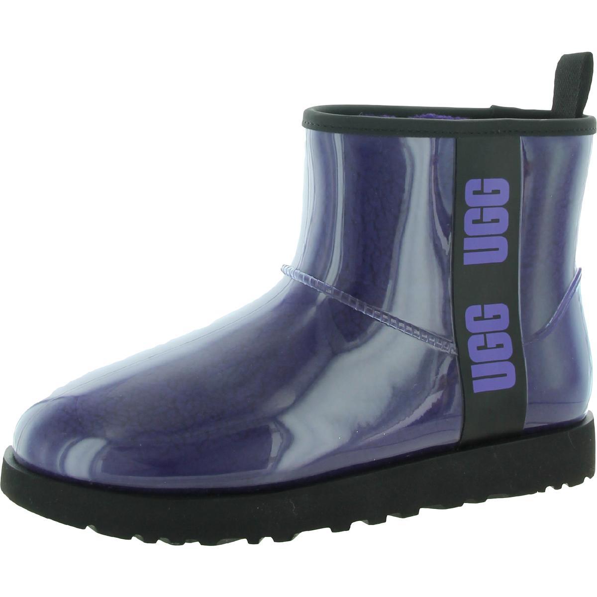 Ugg Womens Classic Clear Mini Waterproof Ankle Winter Boots Shoes Bhfo 6328 Violet Night