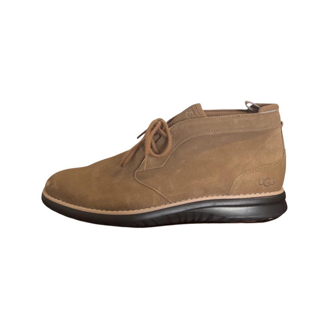 Ugg Men`s Union Chukka Weather Waterproof Suede Chestnut Shoes 1120984