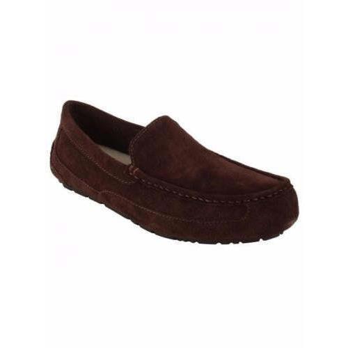 Ugg Australia Alder Espresso Brown Suede 1003419M/ESP Men`s Loafer Casual Shoes