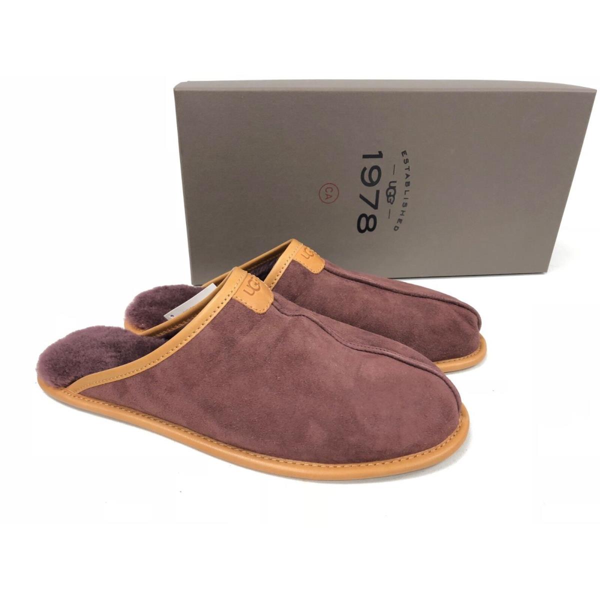 Ugg Australia Thayne 1978 Collection Suede Sheepskin Slippers 1016776 Shoes