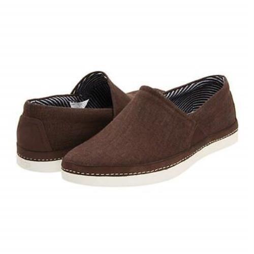 Ugg Men`s Reefton Canvas Brown Slip On Casual Shoes