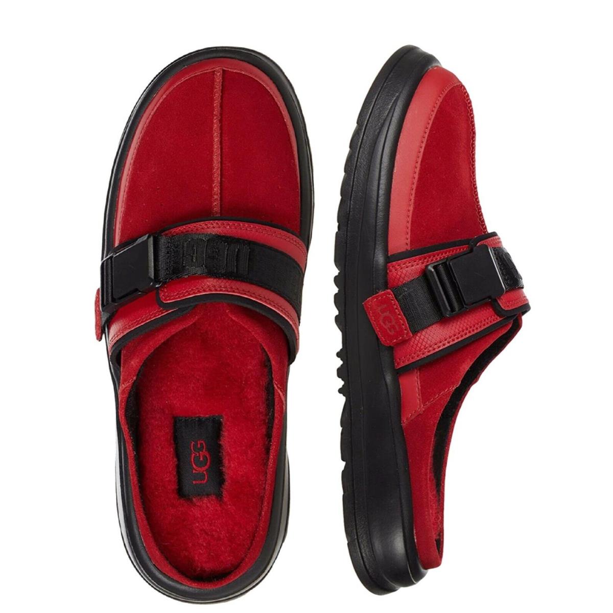 Men`s Ugg Brand Soft Kick It Slide Casual Slippers Sandals Shoes Samba Red