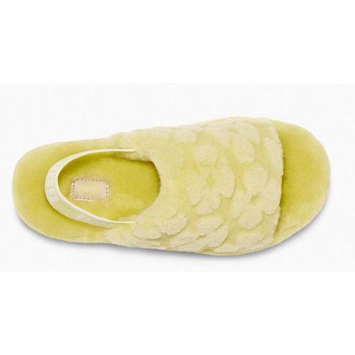 Ugg Women`s Fluff Yeah Poppy Slide in Pollen