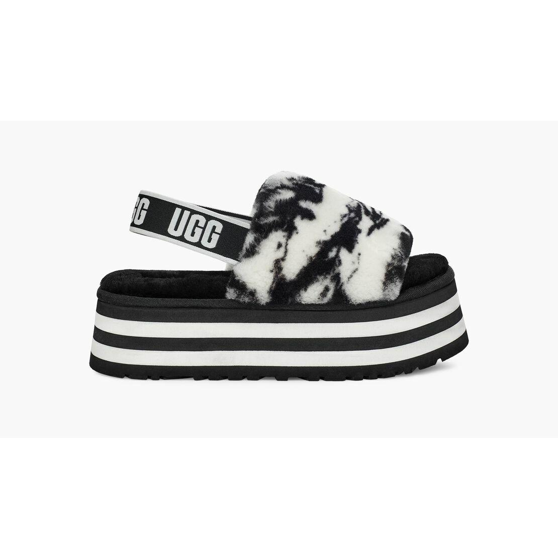 Ugg Women`s Disco Marble Slide in Black