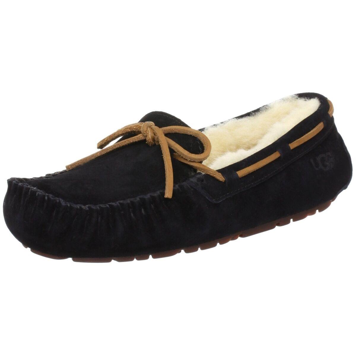 Womens Ugg Dakota Slipper Sheepskin Shoes Outdoor Slip On Shoes Ugg 5612 Black