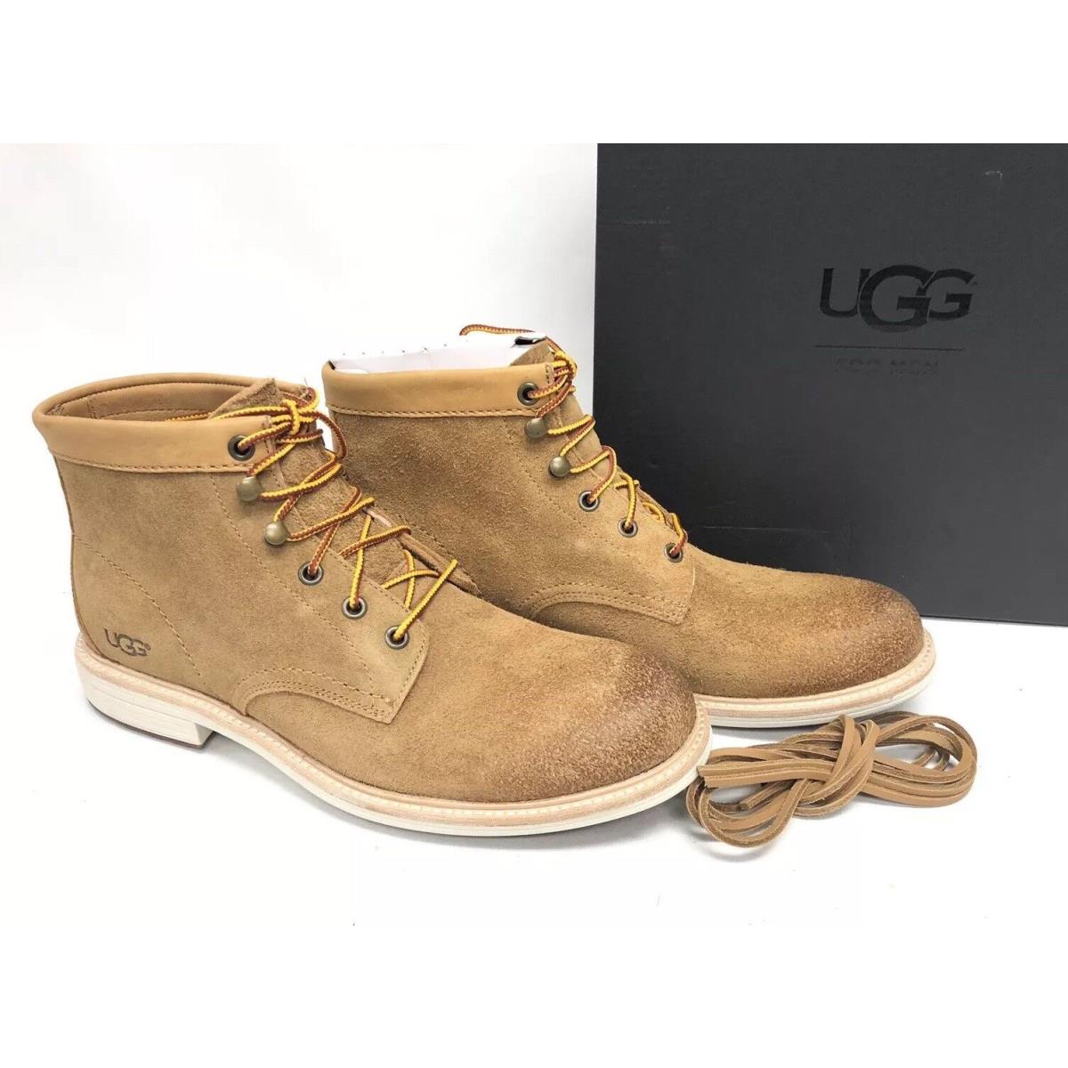 Ugg Australia Men`s Vestmar Boots Chestnut 1017779 Chestnut Lace Up Shoes