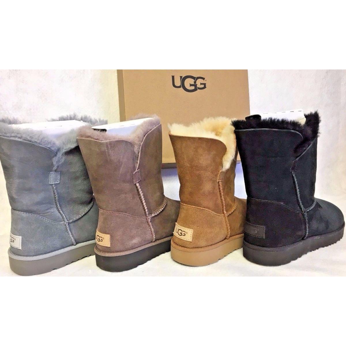 Ugg Australia Classic Cuff Short 1016418 Sheepskin Suede Boots Women`s Shoes