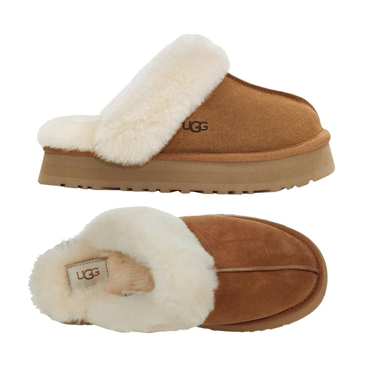 Ugg Disquette 1122550 Chestnut Women Shoes Slippers Sandals