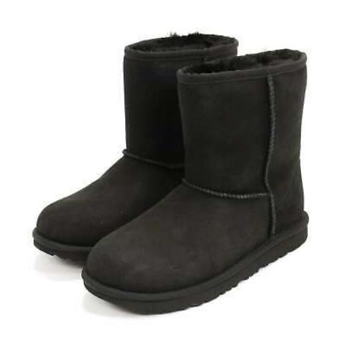 Ugg Unisex Kids` Classic II Fashion Boots Black