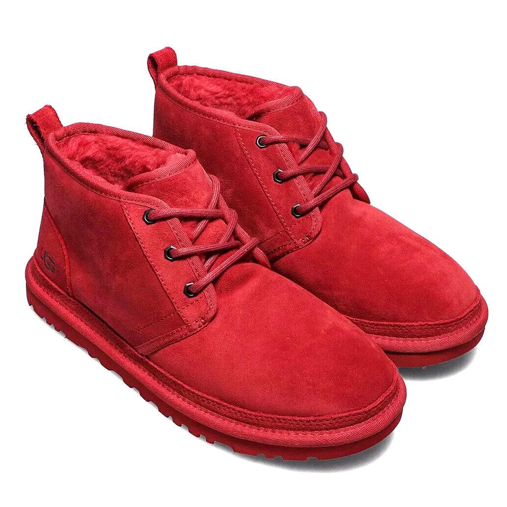 Ugg Brand Women`s Neumel Red Chukka Soft Ankle Boots Shoes