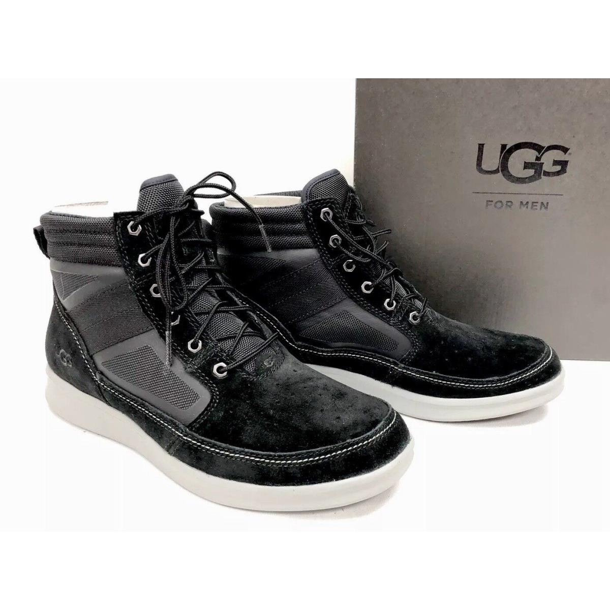 Ugg Australia Men`s Hepner Field Boot Sneaker Black 1093462 Lace Up Shoes