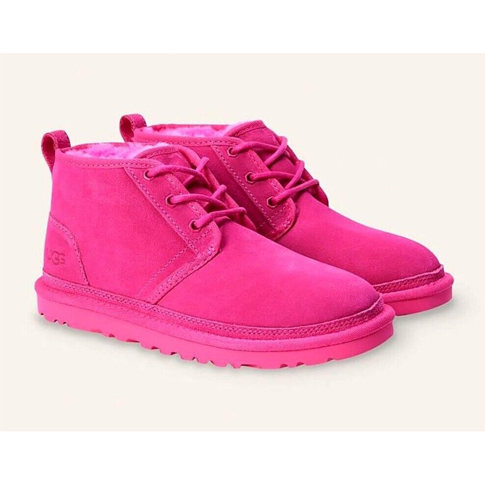 Ugg Brand Women`s Neumel Carnation Pink Chukka Ankle Boots Shoes