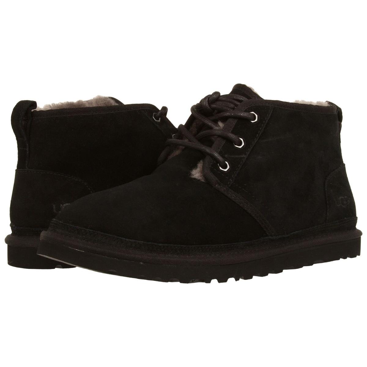 Ugg Men`s Neumel Chukka Boots Casual Fashion Shoes Suede Black Chestnut