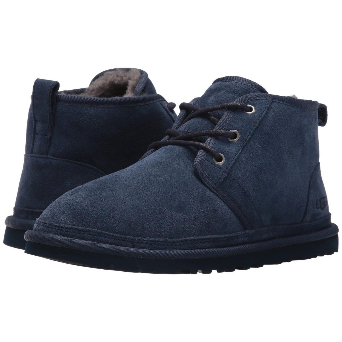 Ugg Men`s Neumel Chukka Boots Casual Fashion Shoes Suede Black Chestnut Navy