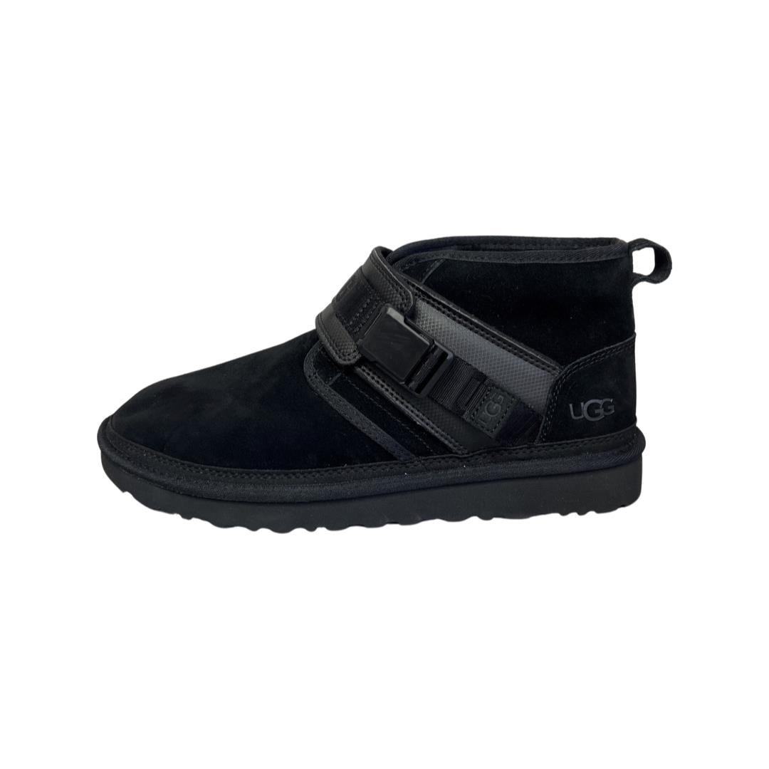 Ugg Neumel Snapback Black Chukka Suede Ankle Shoes Boots 1118570