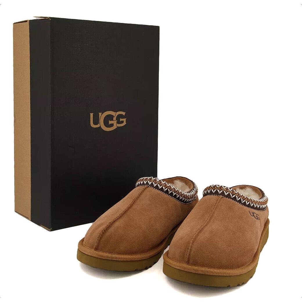 Ugg Brand Men`s Tasman Chestnut Slip on Shoes Slippers Sandals 5950