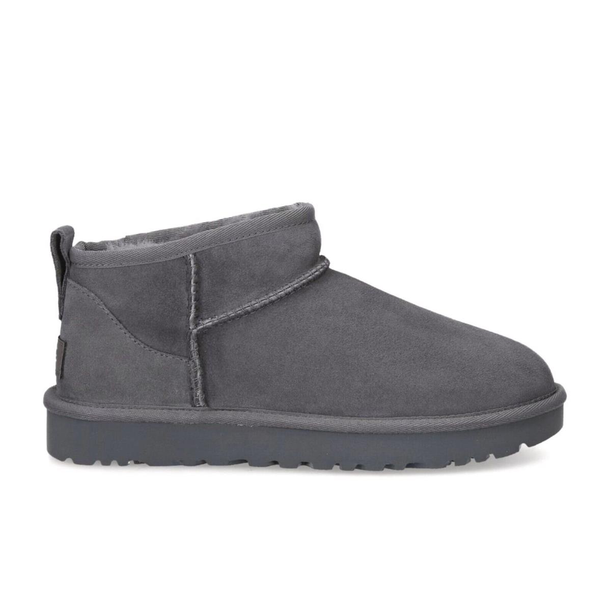 Ugg Classic Ultra Mini Women`s Winter Ankle Boots Shoes Gray