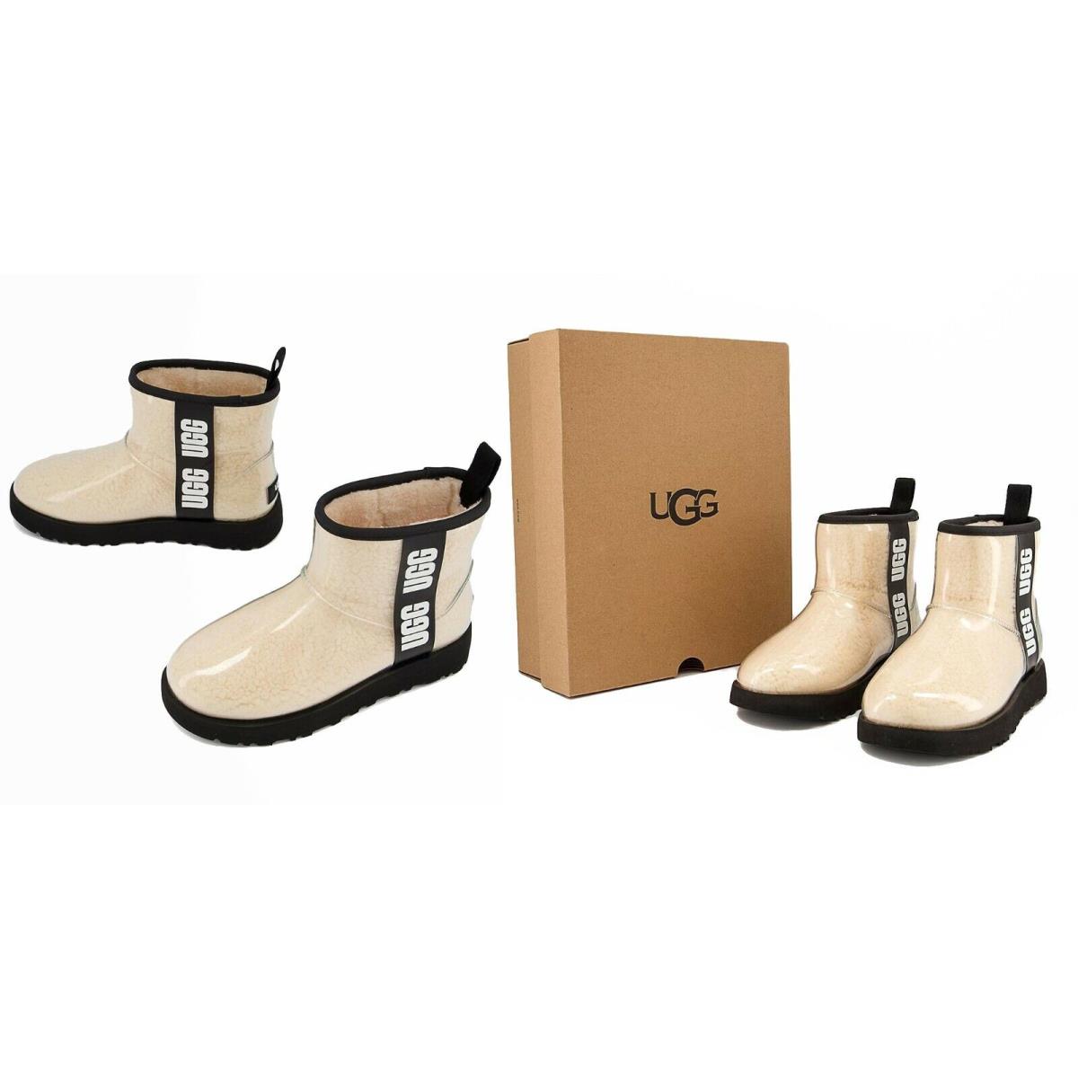 Ugg Brand Women`s 1113190 Classic Clear Mini WP Boots Shoes