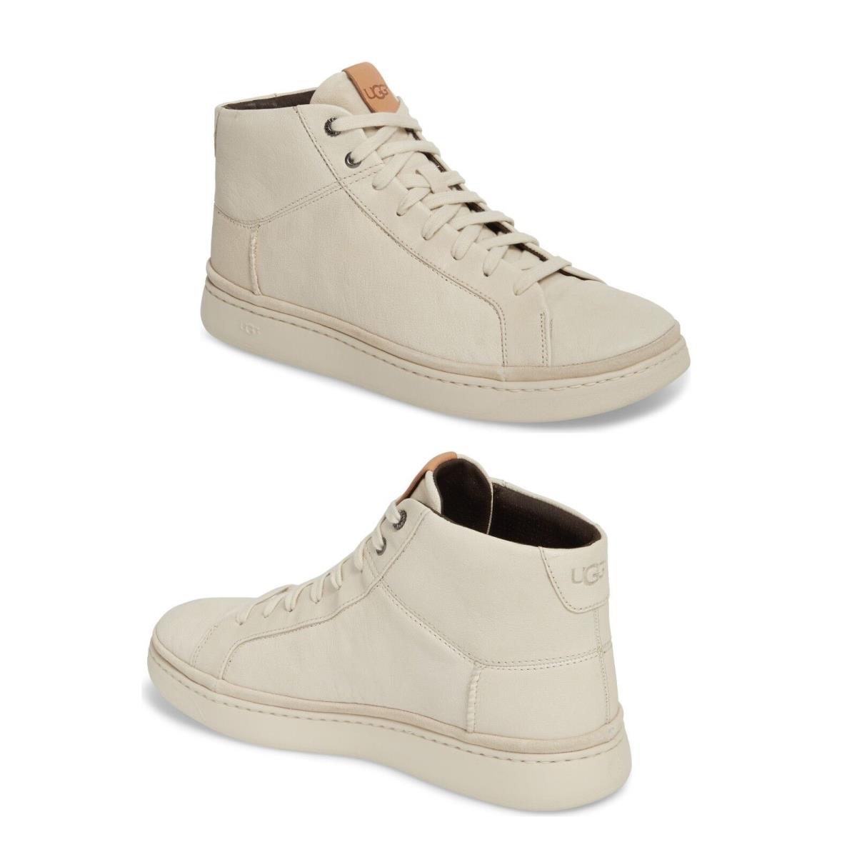 Ugg Shoes Fashion Men 1094653 Cali Sneaker High Top White Parchment - White, Parchment