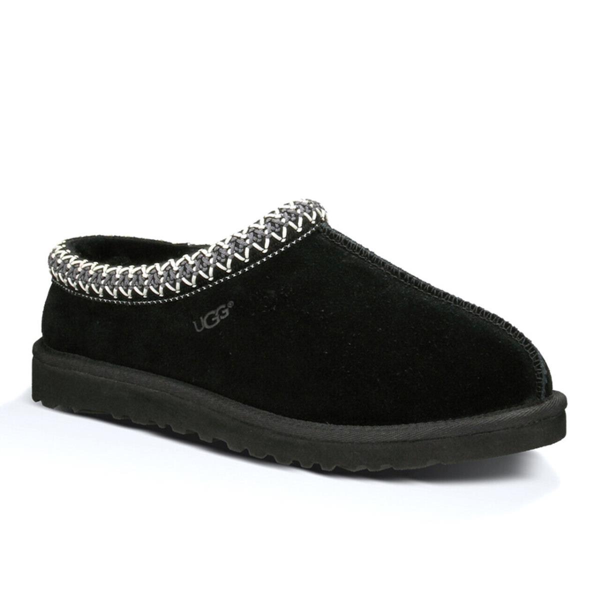 Mens Ugg Tasman Slipper Sheepskin Shoes Outdoor Slip On Shoes Black