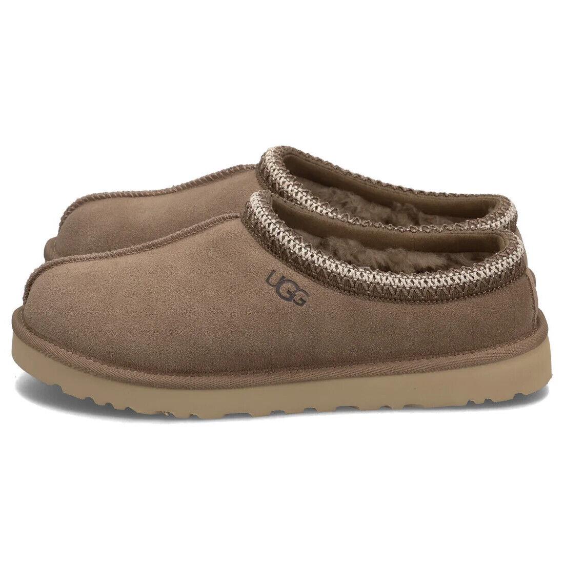 Mens Ugg Tasman Slipper Sheepskin Shoes Outdoor Slip On Shoes Caribou