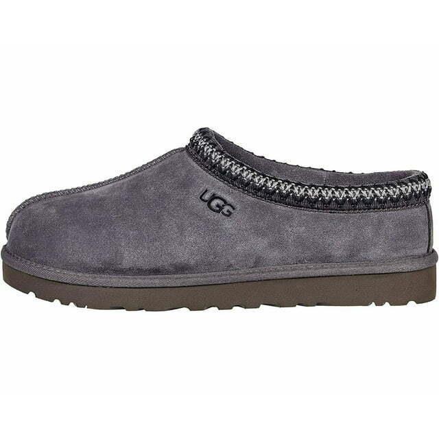 Mens Ugg Tasman Slipper Sheepskin Shoes Outdoor Slip On Shoes Gray