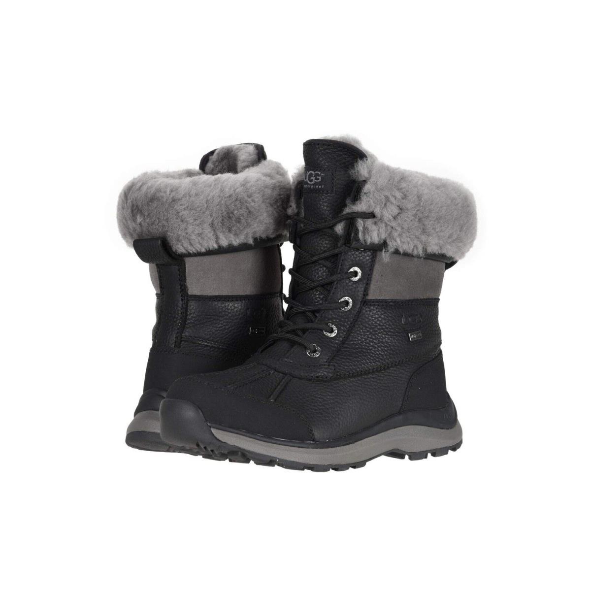 Women`s Shoes Ugg Adirondack Iii Leather/suede Winter Boots 1095141 Black