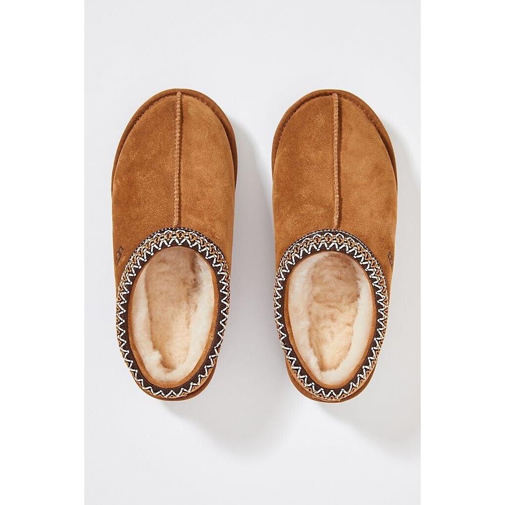 Women`s Shoes Ugg 5955 Tasman Braid Winter Slippers Chestnut