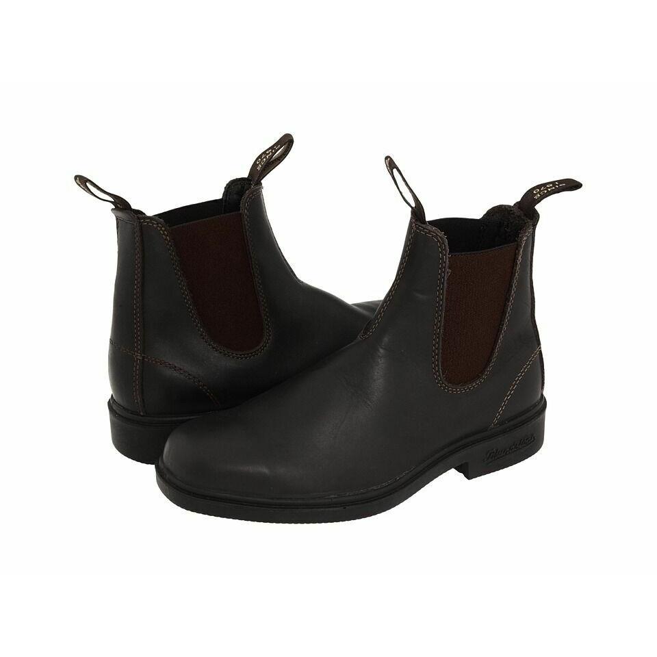 Men`s Blundstone Elastic Pull On Boots with Square Toe BL 062 Stout Brown