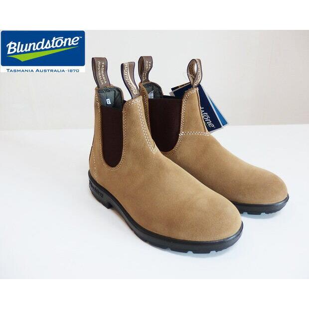 Blundstone Suede Chelsea Boot Men`s Sizing Slip Water Resistant 9 Colors 1456-Sand