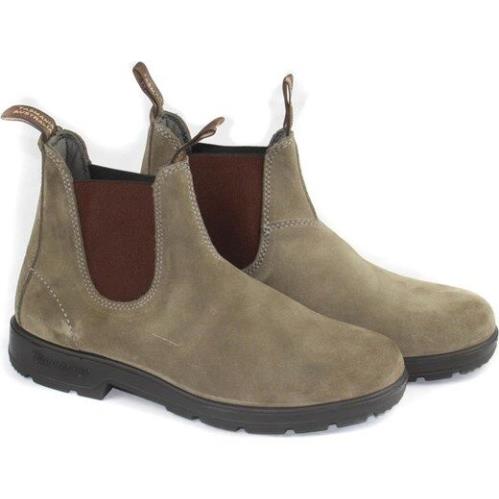 Blundstone Suede Chelsea Boot Men`s Sizing Slip Water Resistant 9 Colors 1459-Olive